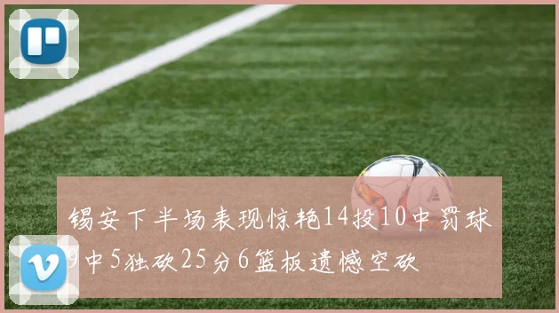 锡安下半场表现惊艳14投10中罚球9中5独砍25分6篮板遗憾空砍